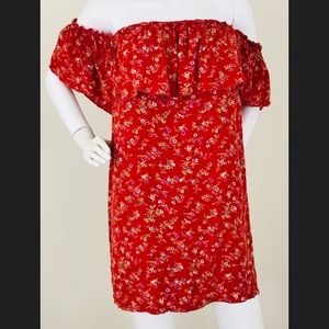 Kimchi Blue off the shoulder dress